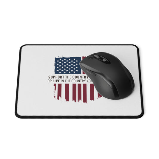 1 Support Your Country - Non-Slip Mouse Pad