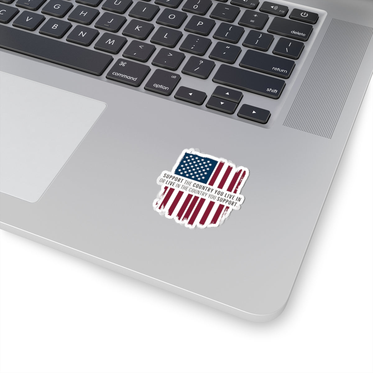 1 Support Your Country - Transparent Sticker