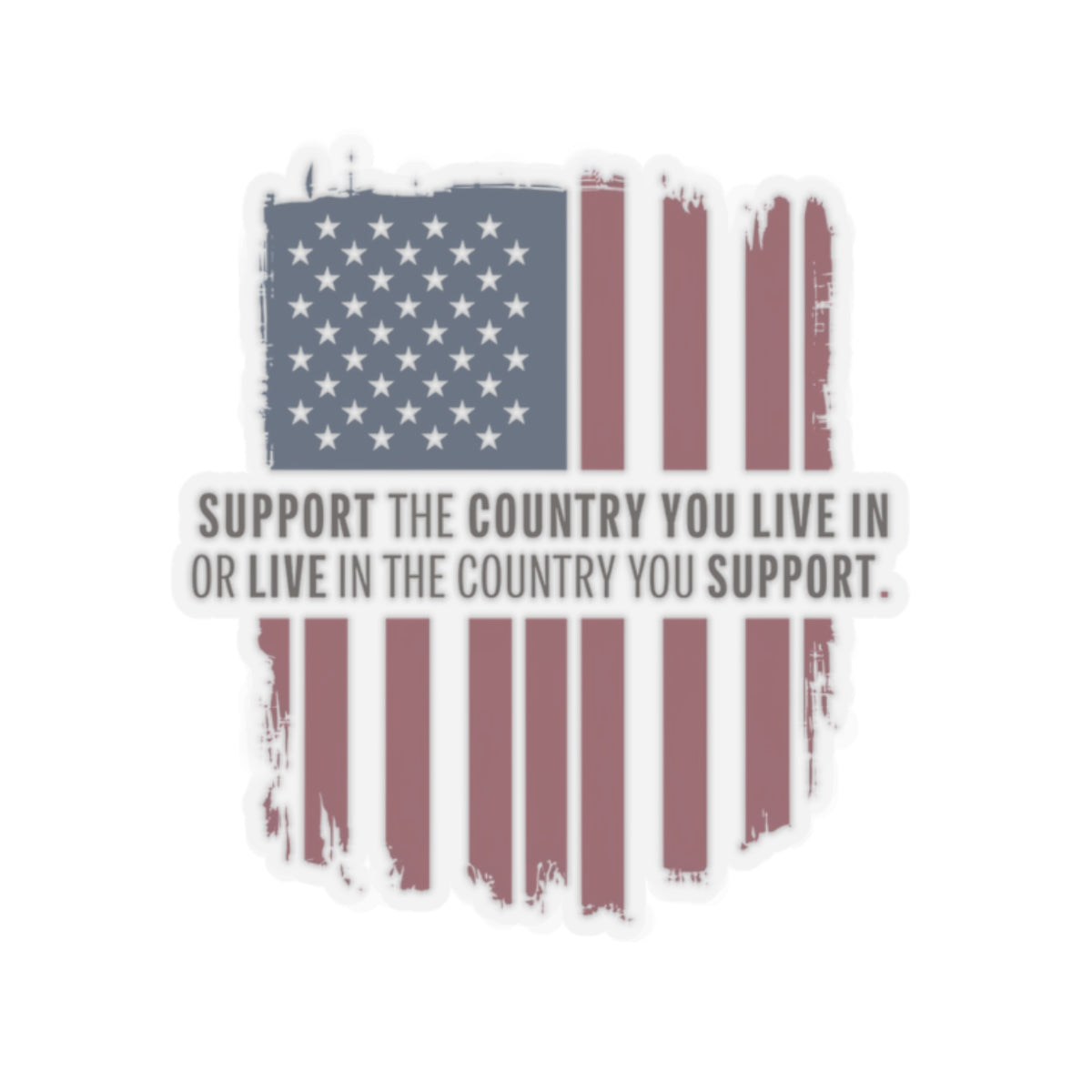 Support Your Country - Sticker