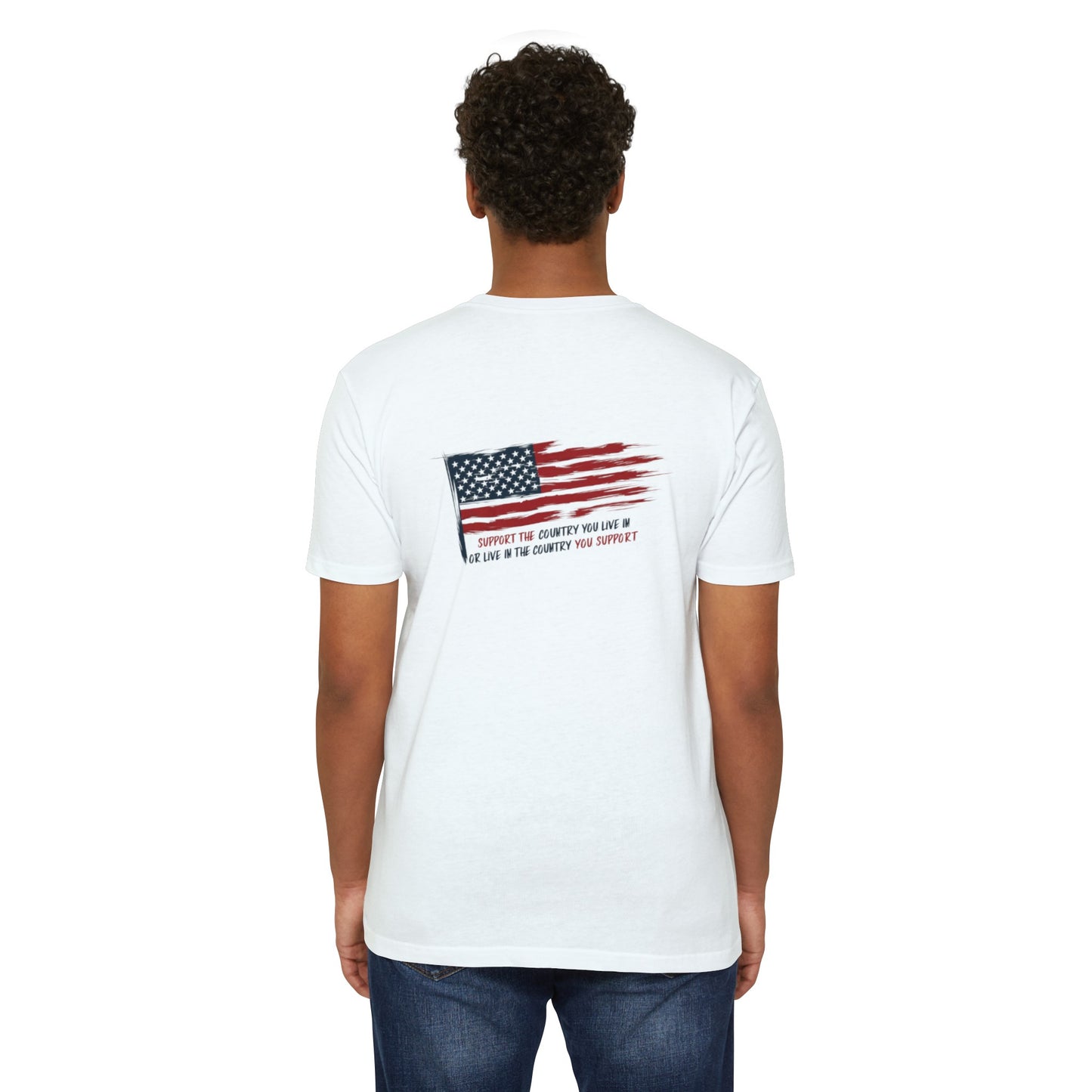 Support Your Country Flag - Back