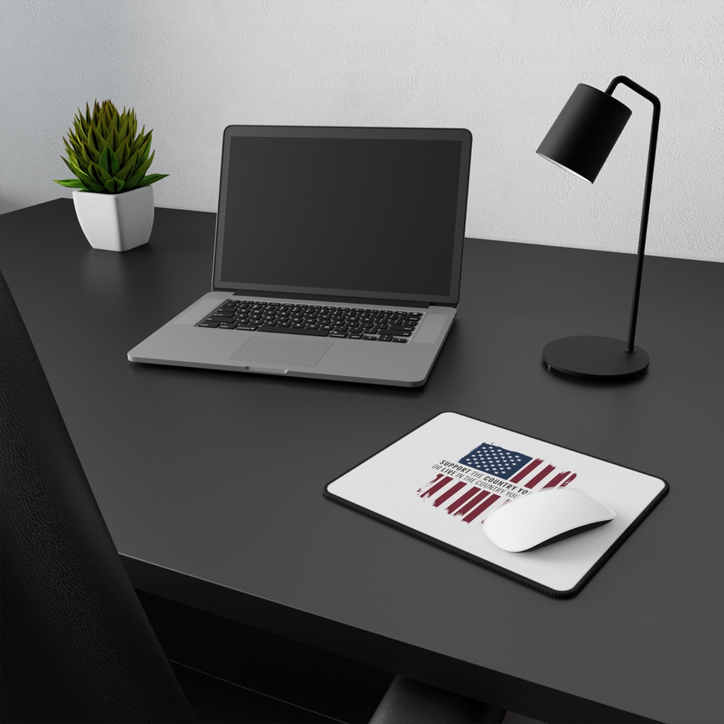 1 Support Your Country - Non-Slip Mouse Pad